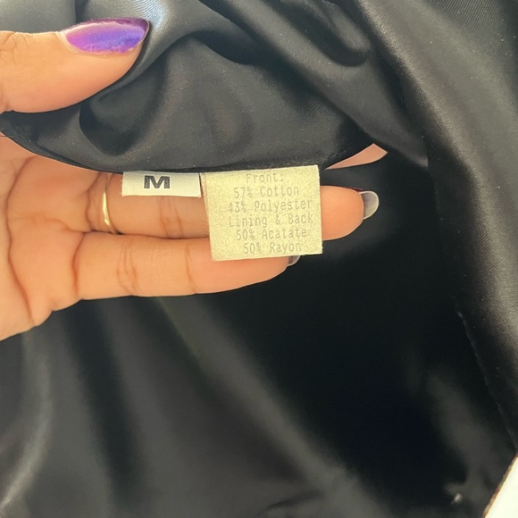 Unique vintage Paris tapestry vest with button up front and pockets vest - Picture 6 of 6